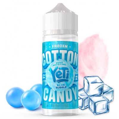 Cotton Candy Frozen Blue Bubble By Yeti  100 ml 0mg