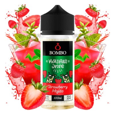 Strawberry Mojito 100ml - Wailani Juice by Bombo
