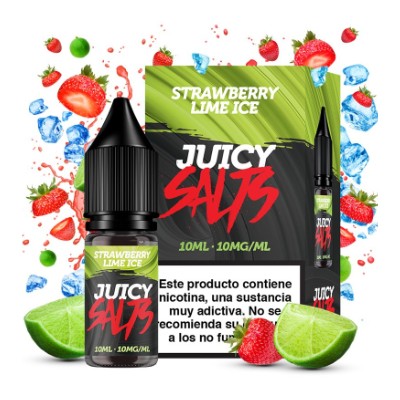 Strawberry Lime Ice 10ml  Juicy Salts