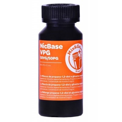 Nicbase 50PG/50VG VPG Mix & Go 80ml by Chemnovatic