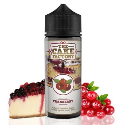 Cranberry By  The Cake Factory  100ml 0mg