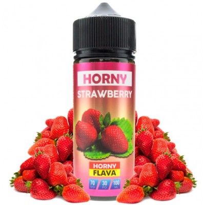 Strawberry by Horny Flava 100 ml 0 mg