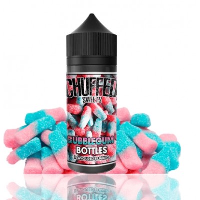 Chuffed Sweets Bubblegum Bottles 100ml 0mg.